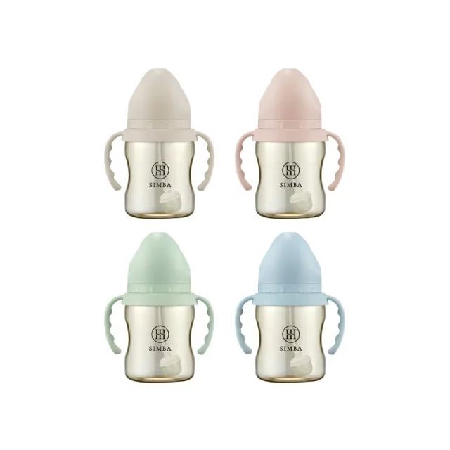 ∥Simba 辛巴∥ 蘊蜜鉑金PPSU寬口吸管把手防脹氣奶瓶 200ML/270ML/360ML