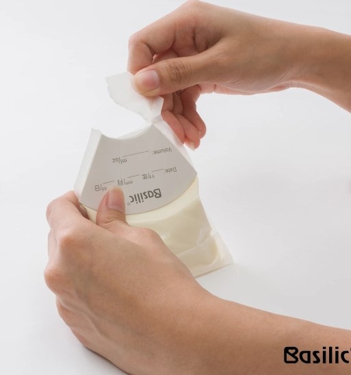 ∥Basilic貝喜力克∥ 拋棄式紙奶粉袋(12入)360ML (圖樣隨機)