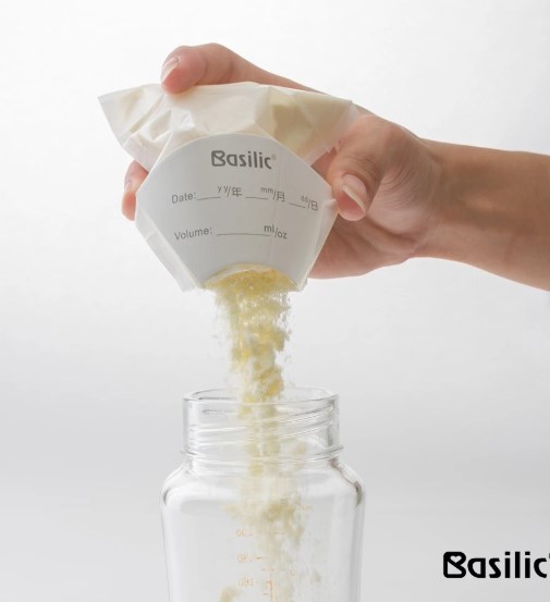 ∥Basilic貝喜力克∥ 拋棄式紙奶粉袋(12入)360ML (圖樣隨機)