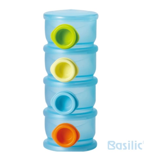 ∥Basilic貝喜力克∥ 四層奶粉盒+3上蓋 320ML