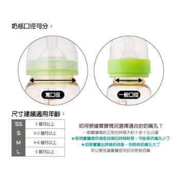 ∥Basilic貝喜力克∥ 防脹氣奶嘴 (一般口徑)