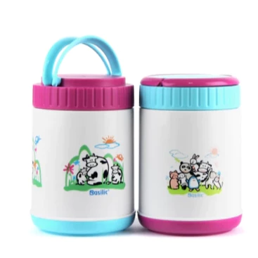 ∥Basilic貝喜力克∥ 不鏽鋼湯罐500ml-含提袋 (顏色隨機出貨)