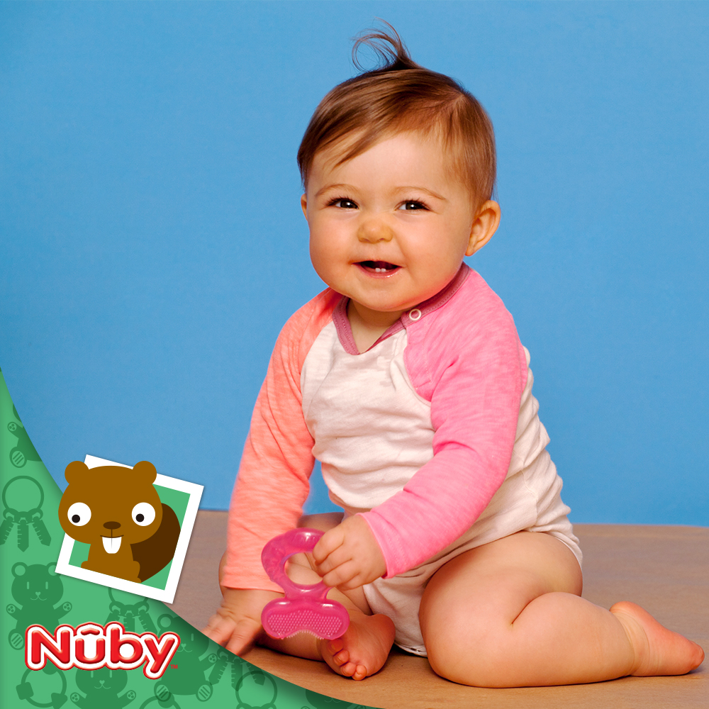 ∥NUBY∥ 小魚軟質固齒器