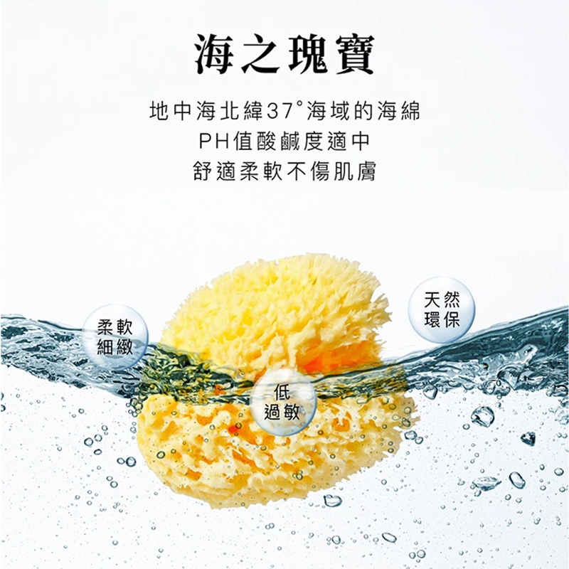 ∥OKBABY∥ Bellini 地中海天然蜂窩海綿