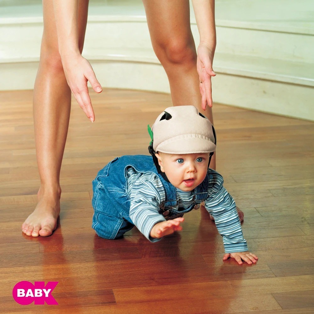 ∥OKBABY∥ 新款全素色—寶寶學步護頭防撞帽