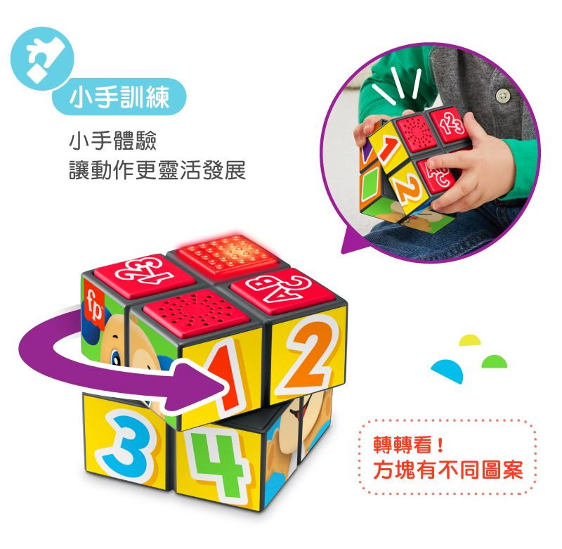 ∥費雪 Fisher-Price∥ 小狗活動魔術方塊