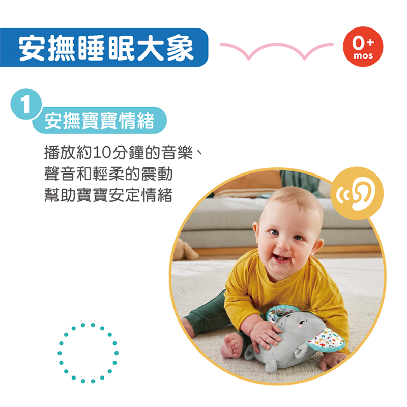 ∥費雪 Fisher-Price∥ 安撫睡眠大象