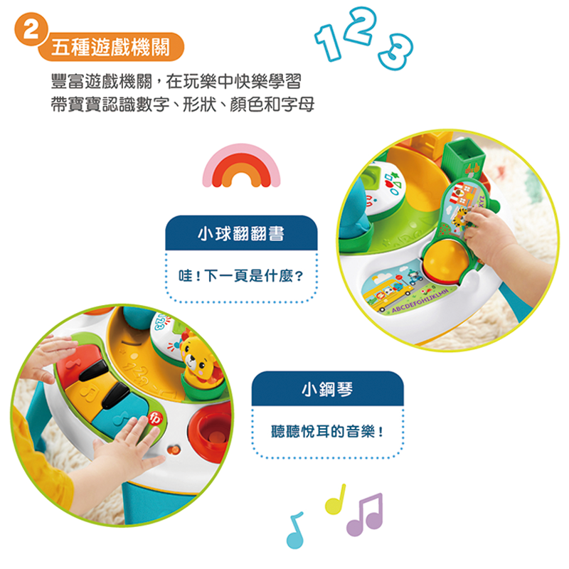 ∥費雪 Fisher-Price∥ 動物學習遊戲桌