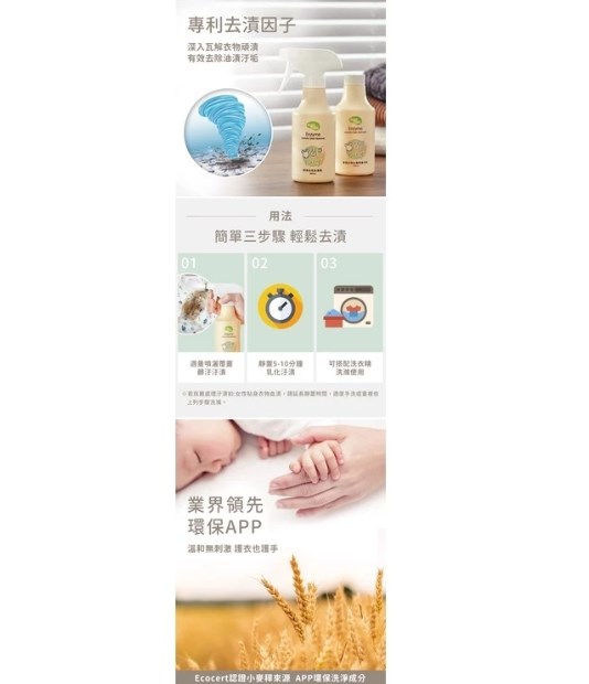 ∥NAC NAC∥酵素衣物去漬劑300ml(罐裝/補充罐)