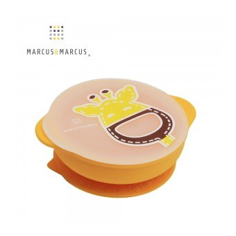 ∥Marcus & Marcus∥ 動物樂園幼兒自主學習吸盤碗含蓋 (七款任選)