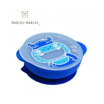 ∥Marcus & Marcus∥ 動物樂園幼兒自主學習吸盤碗含蓋 (七款任選)