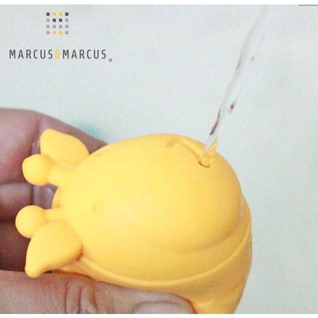 ∥MARCUS & MARCUS∥ 動物樂園矽膠噴水洗澡玩具 (黃粉紅/綠紫黃)