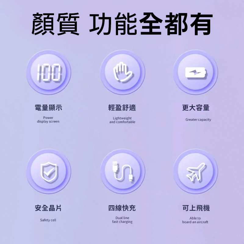 ∥嚴選3C∥ 半面電鍍行動電源