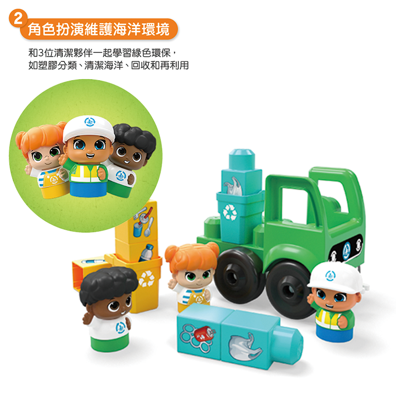 ∥費雪 Fisher-Price∥ 美高海洋環境維護積木組