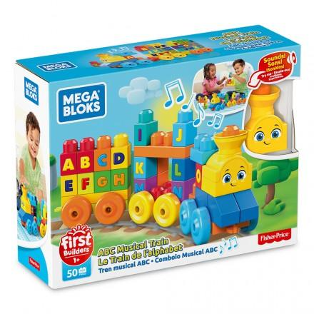 ∥費雪 Fisher-Price∥ 美高大積木音樂字母學習火車