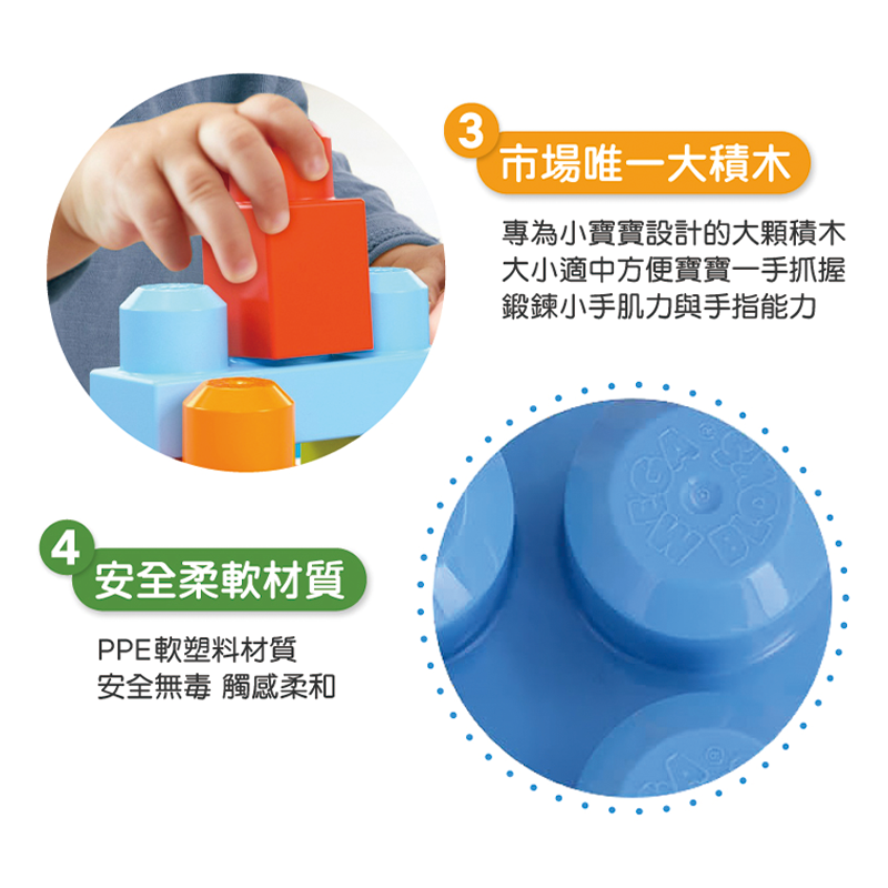 ∥費雪 Fisher-Price∥ 美高積木 小恐龍