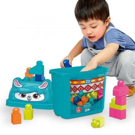 ∥費雪 Fisher-Price∥ 美高動物造型積木桶