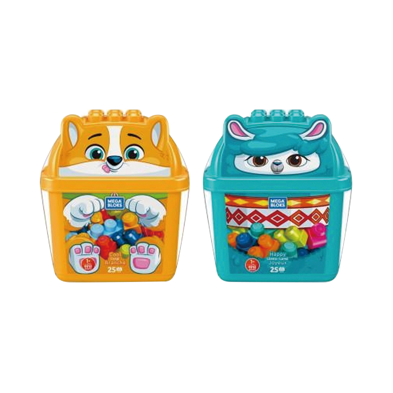 ∥費雪 Fisher-Price∥ 美高動物造型積木桶