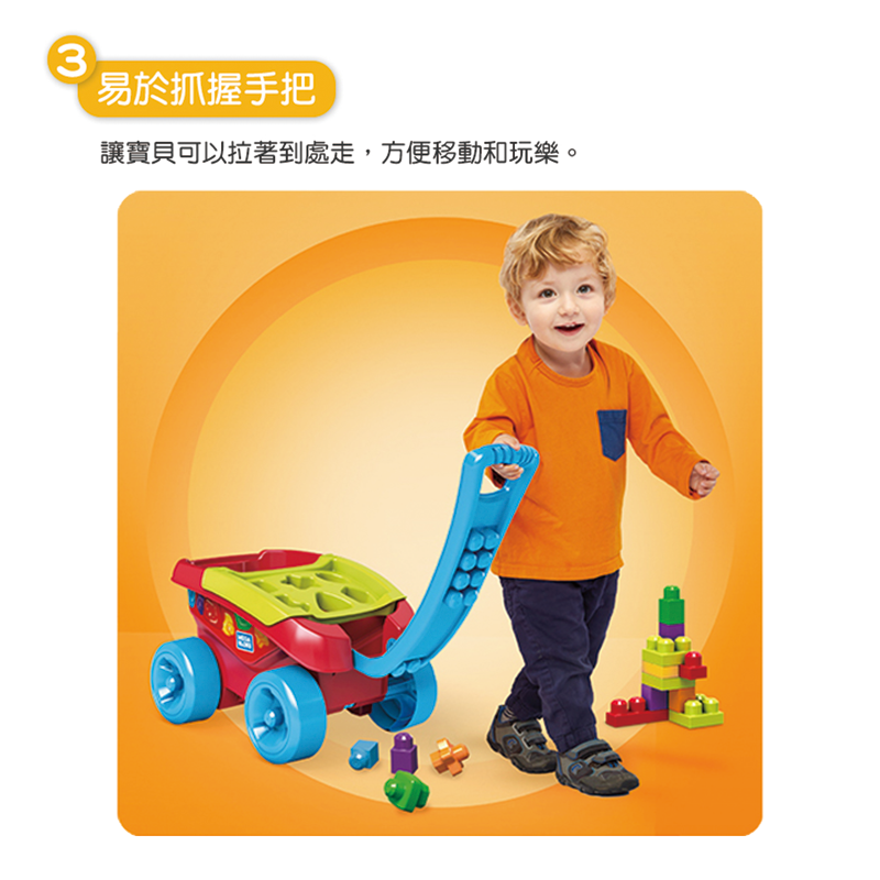 ∥費雪 Fisher-Price∥ 費雪美高形狀分類貨車_拉車