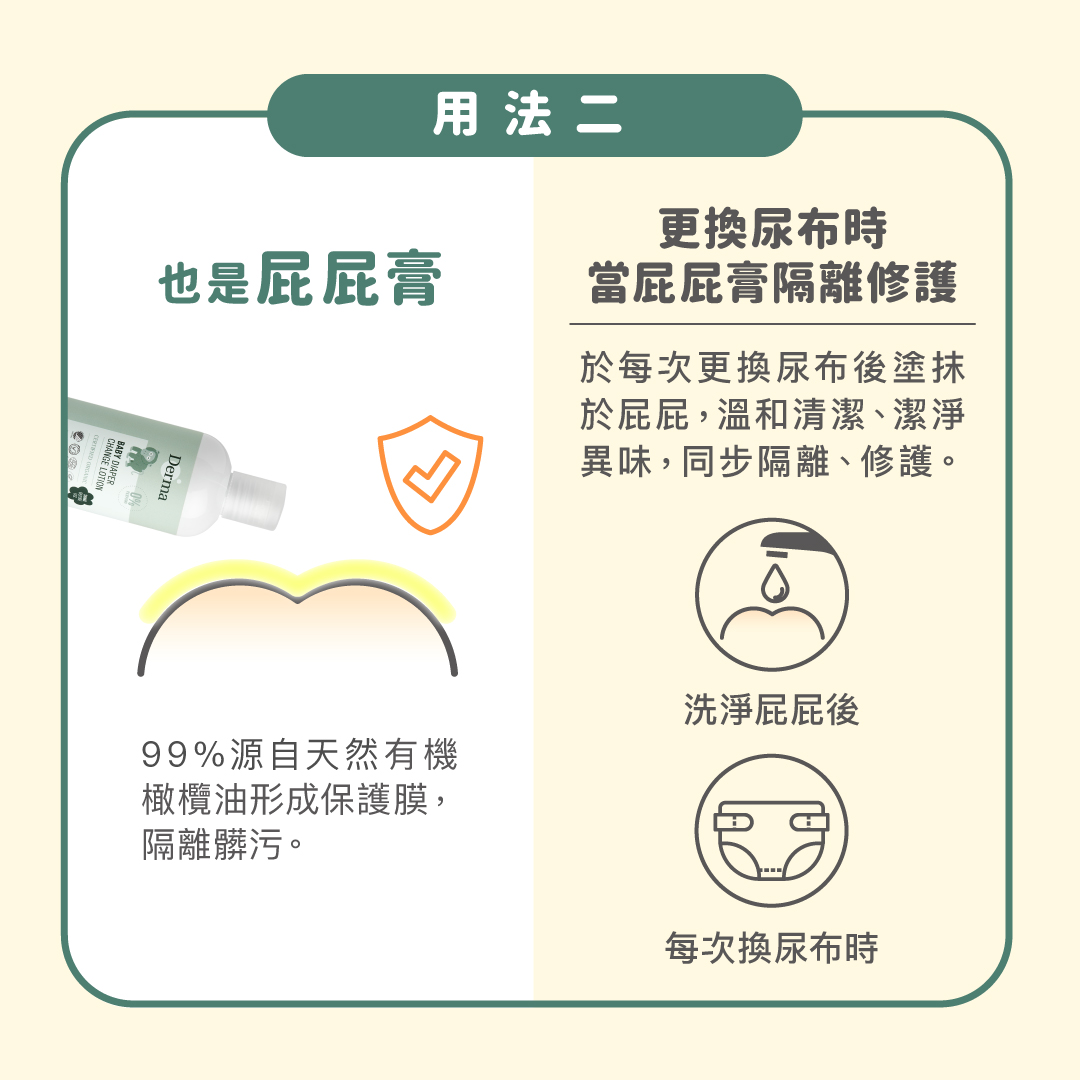∥丹麥德瑪 Derma∥ 寶寶乾洗屁屁防護乳250mL