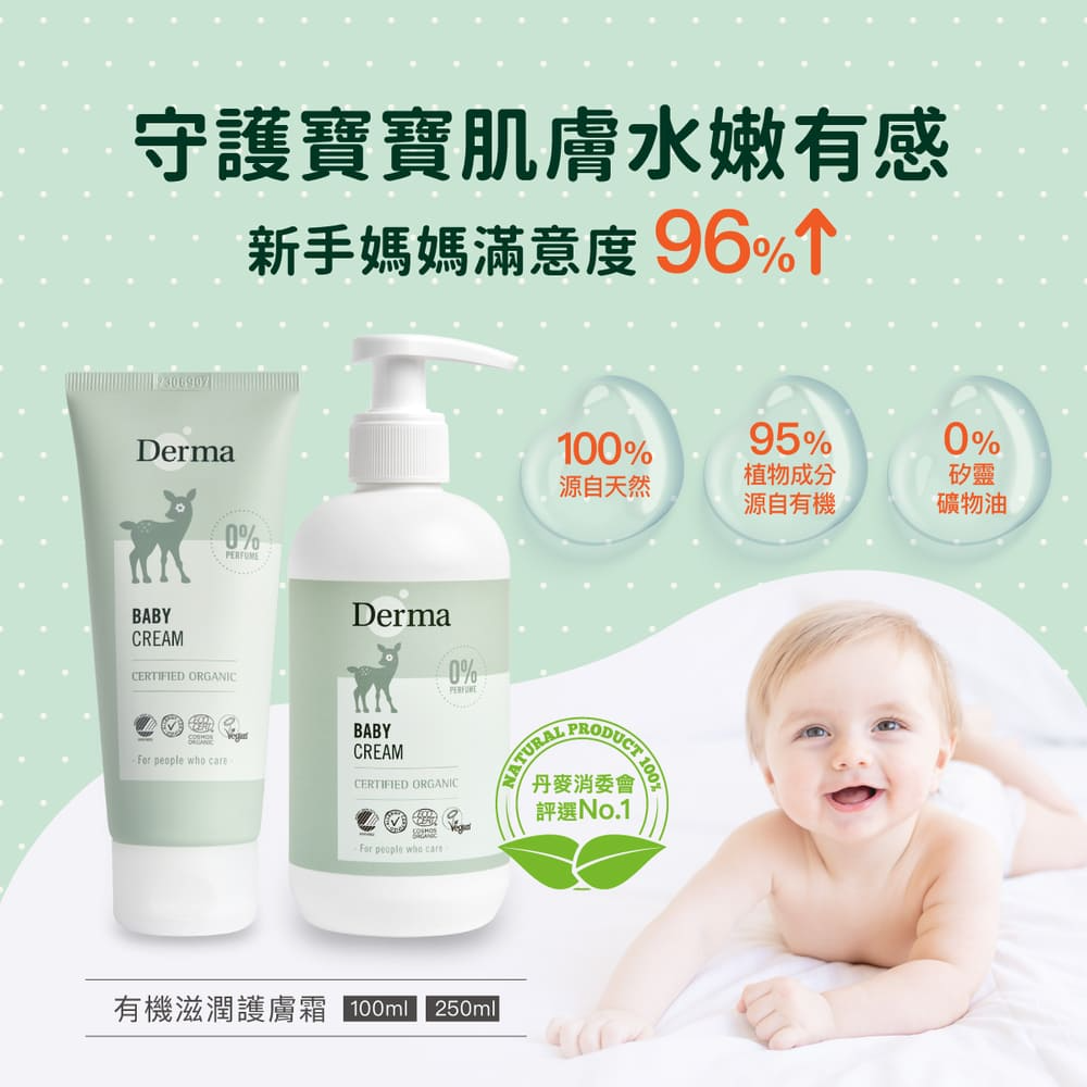 ∥丹麥德瑪 Derma∥ 有機滋潤護膚霜