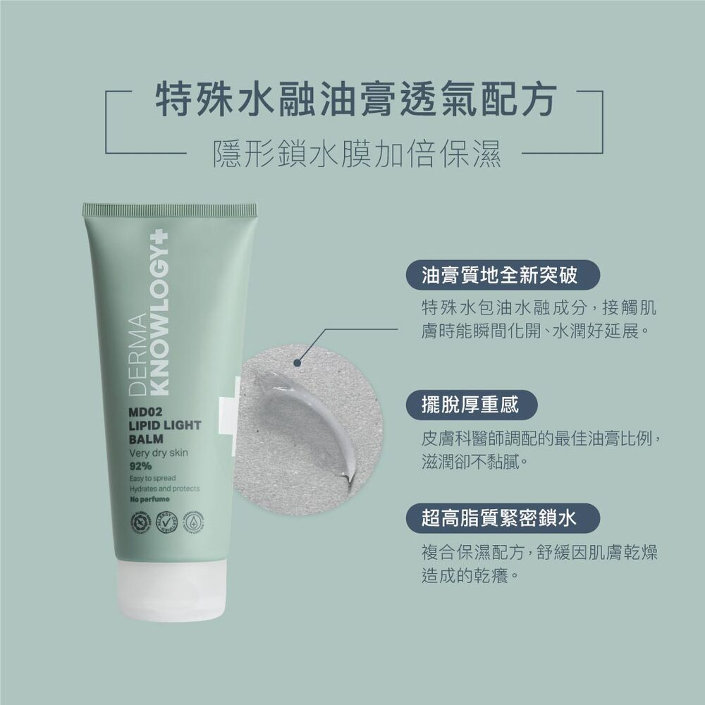 ∥丹麥德瑪 Derma∥ MD02 高效鎖水修護膏200mL