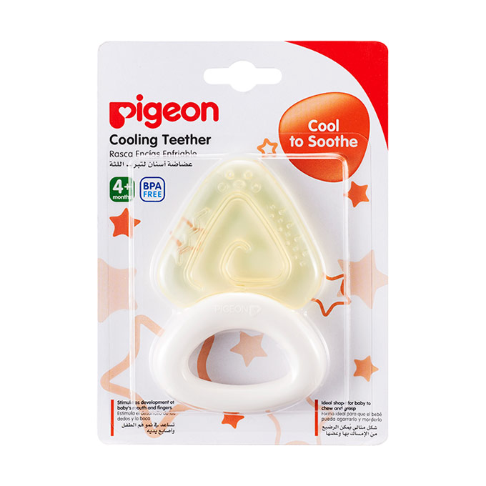 ∥貝親 Pigeon∥ 冰涼固齒器-三角形餅乾／方形餅乾