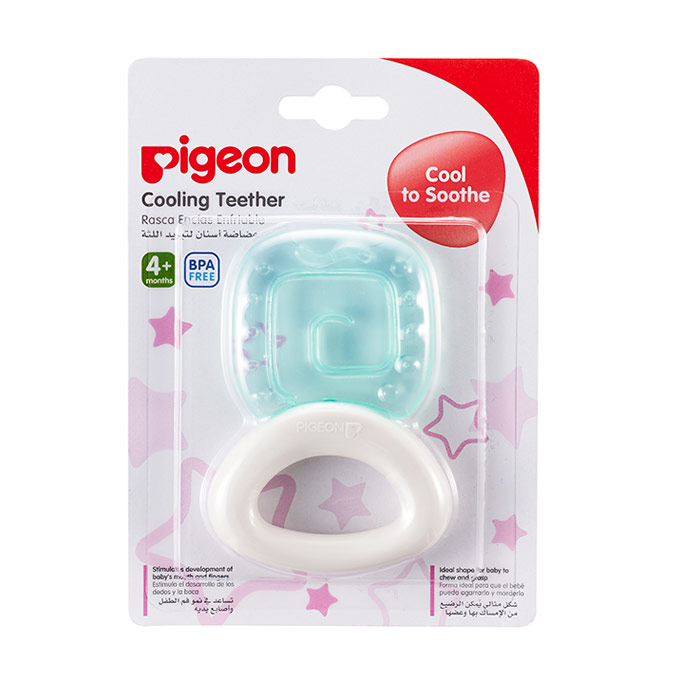∥貝親 Pigeon∥ 冰涼固齒器-三角形餅乾／方形餅乾