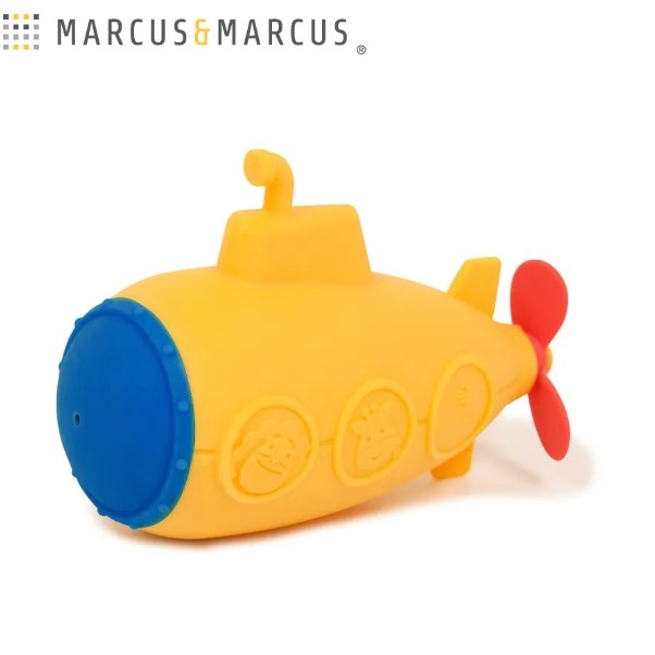 ∥Marcus&Marcus∥ 動物樂園矽膠洗澡玩具-火箭/潛水艇