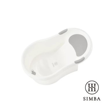 ∥小獅王辛巴∥ 嬰兒沐寓止滑澡盆(薄灰/薄杏)新生兒專用 -限宅配