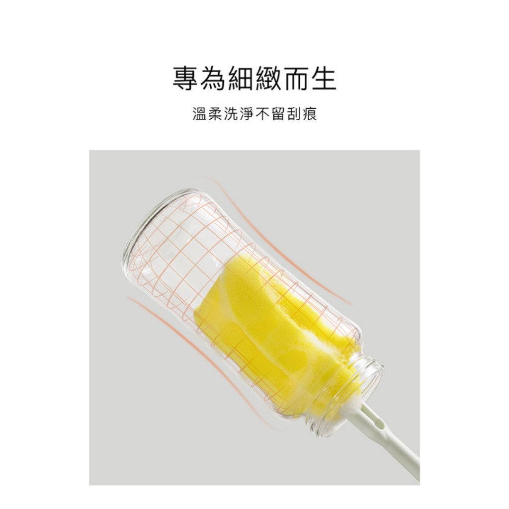∥小獅王辛巴∥ 超柔無垢海綿旋轉奶瓶刷替換包(2入) 