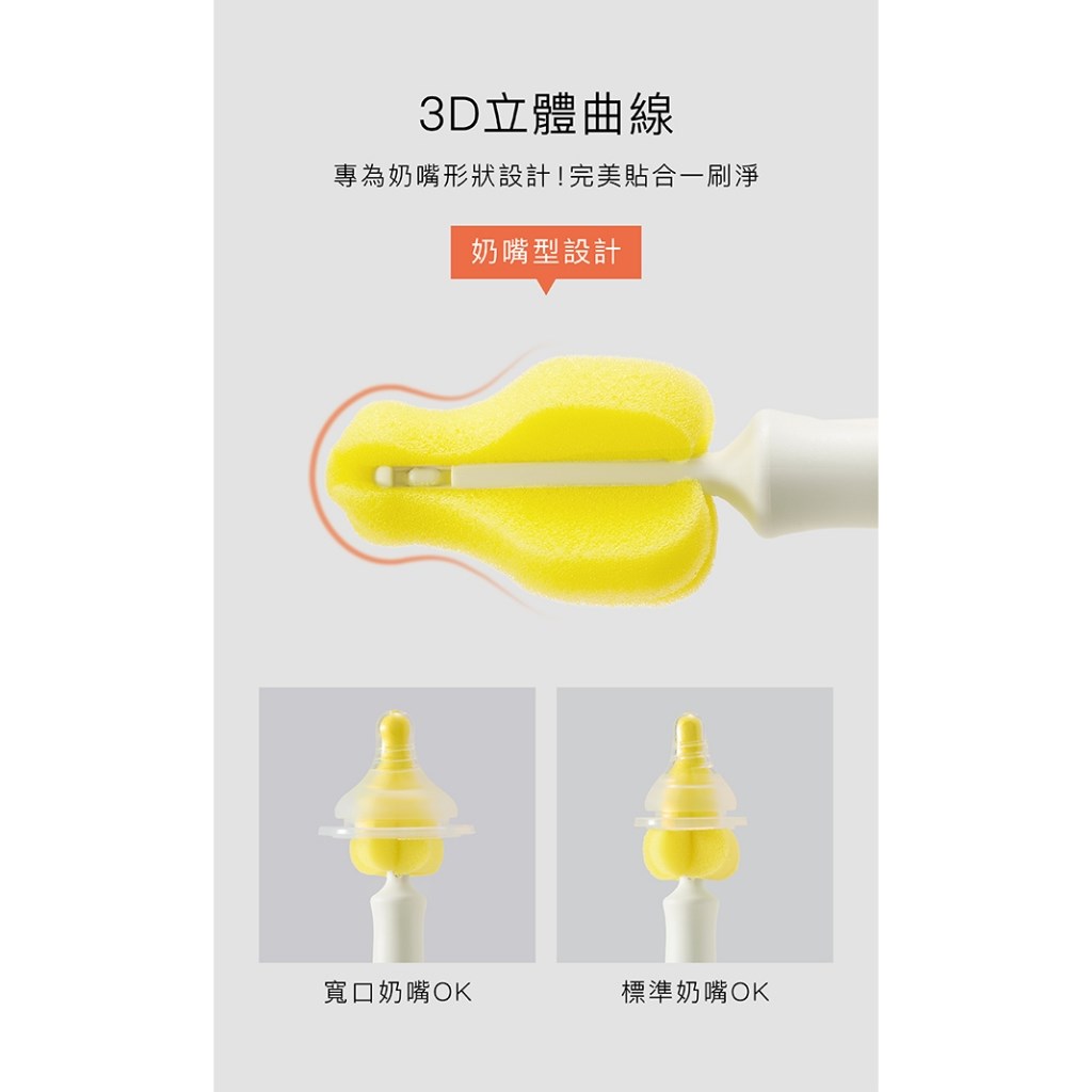∥小獅王辛巴∥ 超柔無垢海綿奶嘴刷 (2入) 