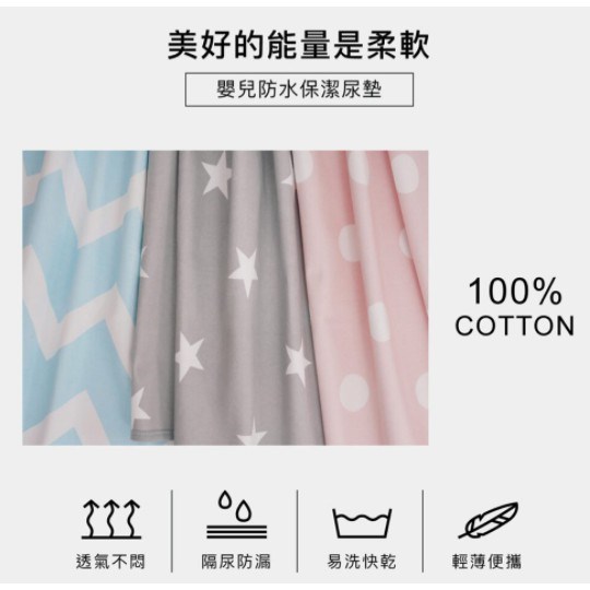 ∥小獅王辛巴∥ 嬰兒防水保潔尿墊 (點粉粉/好自藍/麥麥灰)