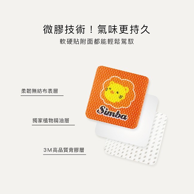 ∥小獅王辛巴∥ 長效檸檬草精油防蚊貼- 16枚/32枚