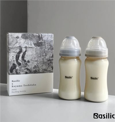 ∥Basilic貝喜力克∥ PPSU防脹氣寬口奶瓶 #存在主義(240ml/2入)